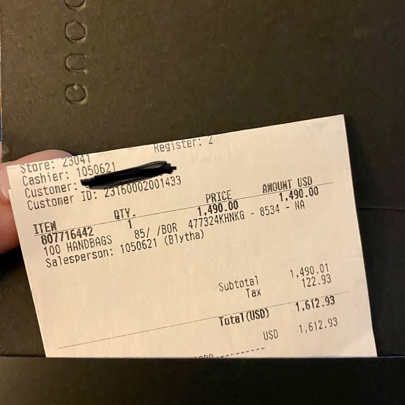 Comes with original dust bag and original receipt,excellent condition. - Picture 12 of 13